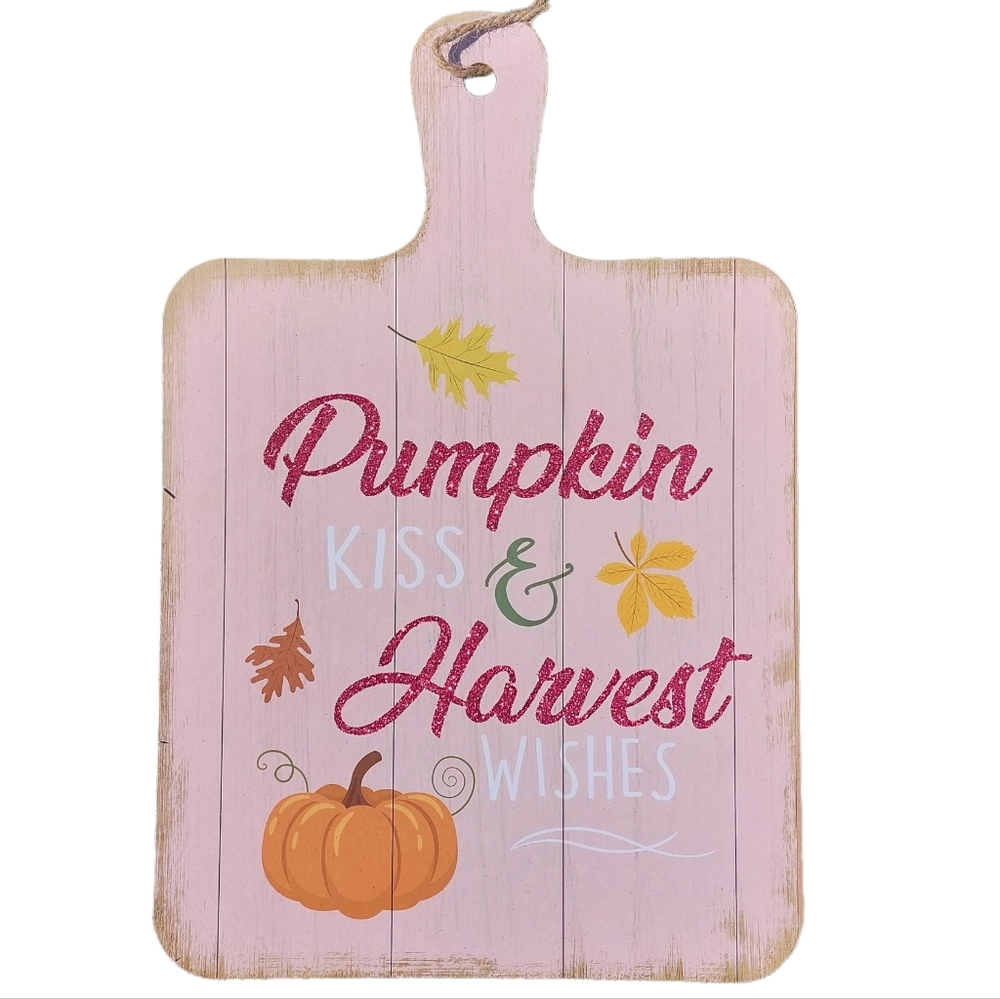 Fall Pumpkin Kiss Decor